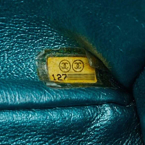 Chanel Turquoise 2.55 Reissue Quilted Classic Calfskin Leather 227 Jumbo Flap... Shoulder Bags